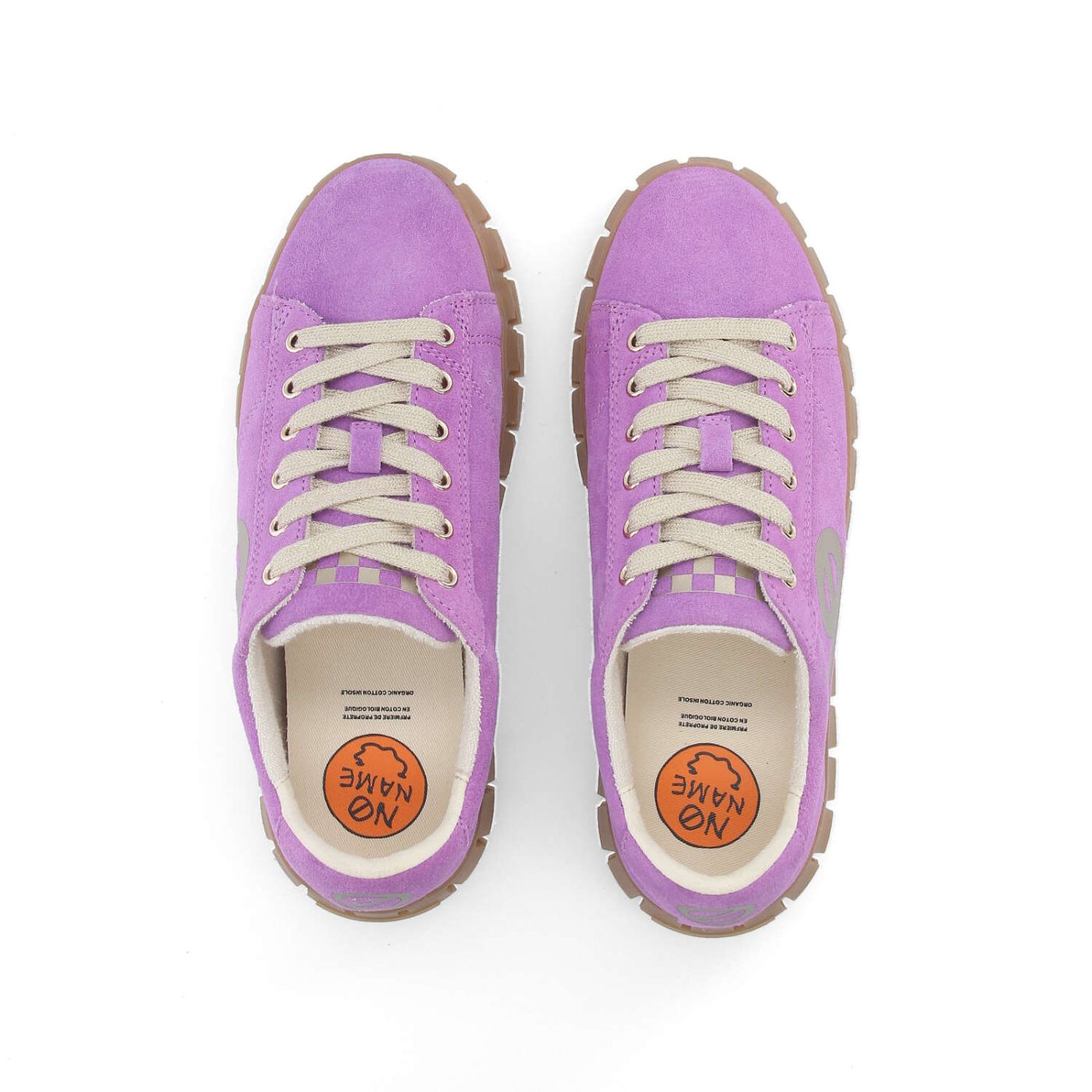 PLAY SNEAKER W - SUEDE/PRINT - PURPLE/GOLD